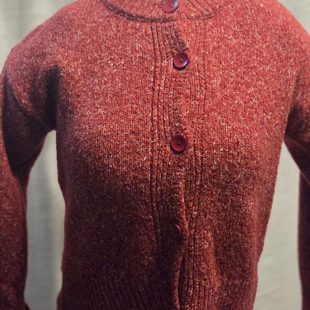 Wonderly Women's Red and Burgundy Jumper